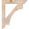 Ekena Millwork Westlake Slat Smooth Bracket w/ Offset Brace, Douglas Fir, 5 1/2"W x 28"D x 32"H BKT0604X28X32WTL06SDF - alternate 2